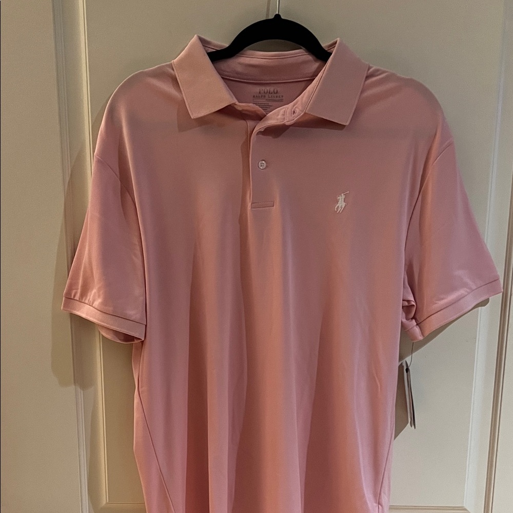 Polo by Ralph Lauren Men's Soft Pink Polo Shirt